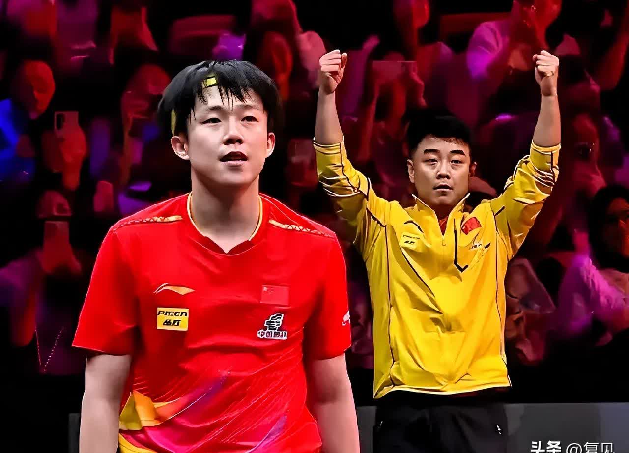 日本乒乓球队力克韩国乒乓球队，许昕关键制胜